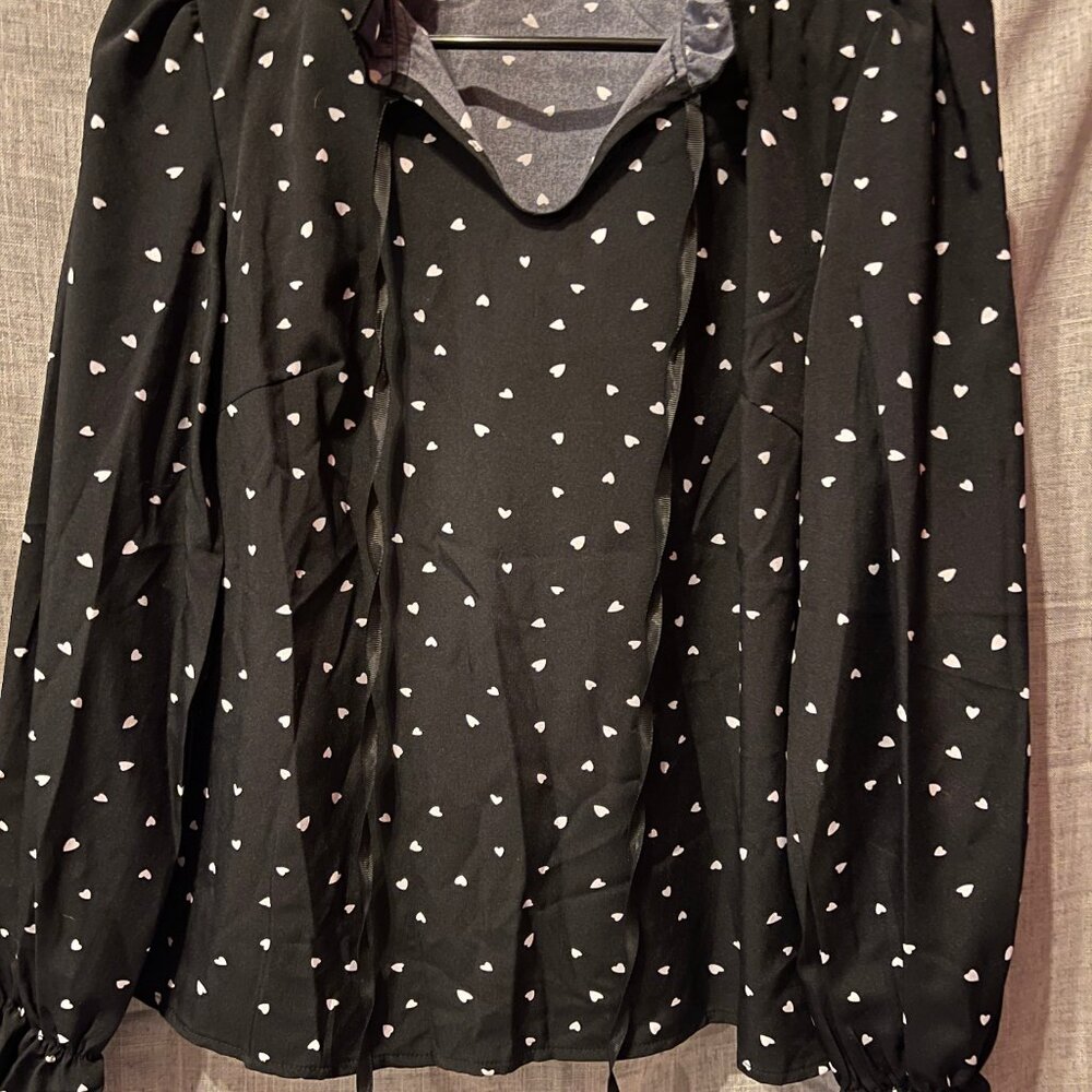 5 NWOT SHEIN Long Sleeve Blouses, ALL Size Small - Picture 8 of 14